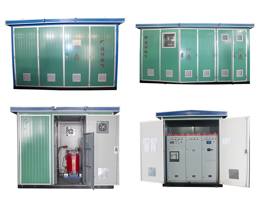 YBP 2500kva 10kv 400v High Voltage Electrical Prefabricated Transformer Box Substations