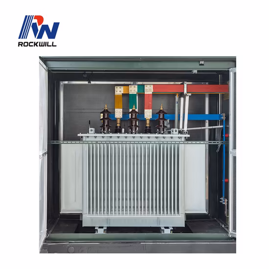 Transformador compacto de potencia tipo pedestal de 15 kv o 20 kv, 315 kVA, 500 kVA, 630 kVA